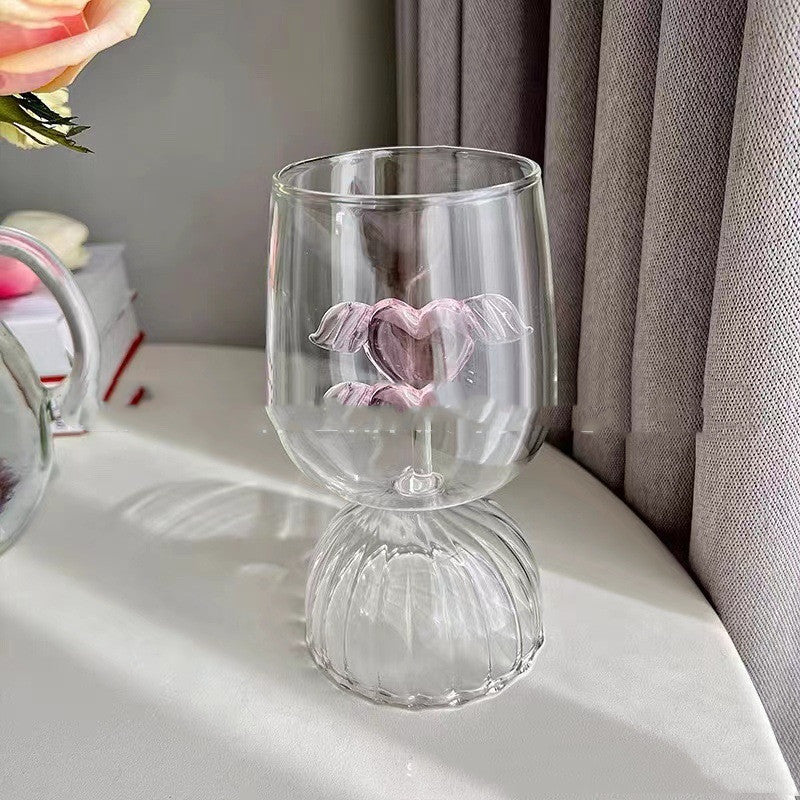 Angel Wings Glass Cup