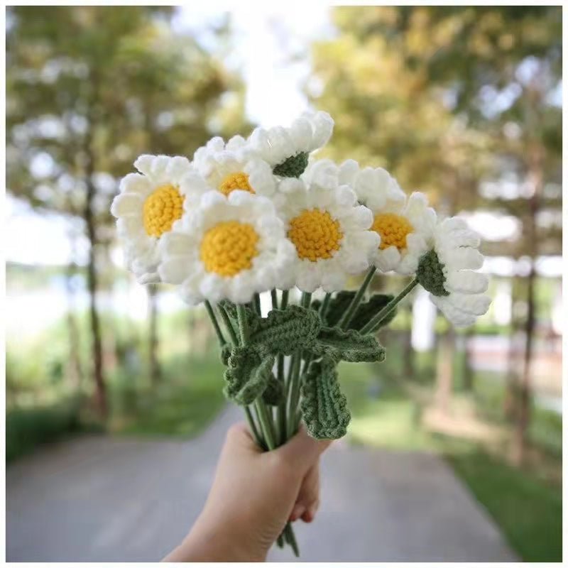 Handmade Crochet Daisies