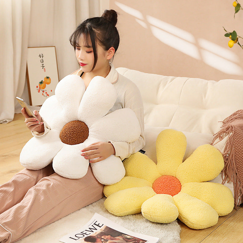 Daisy Flower Pillow