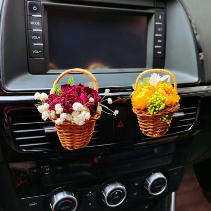 Flower Basket Car Fragrance Diffuser