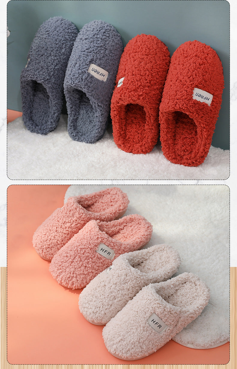 Plush Cotton Slippers