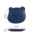 Kawaii Bear Bowl and Plate