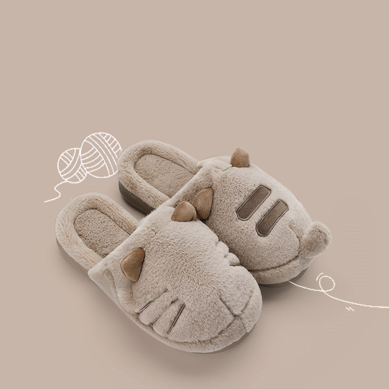 Fluufy Cute Cat Slippers