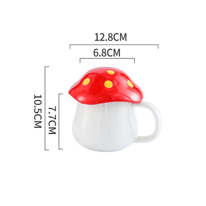 Mini Mushroom Ceramic Mugs