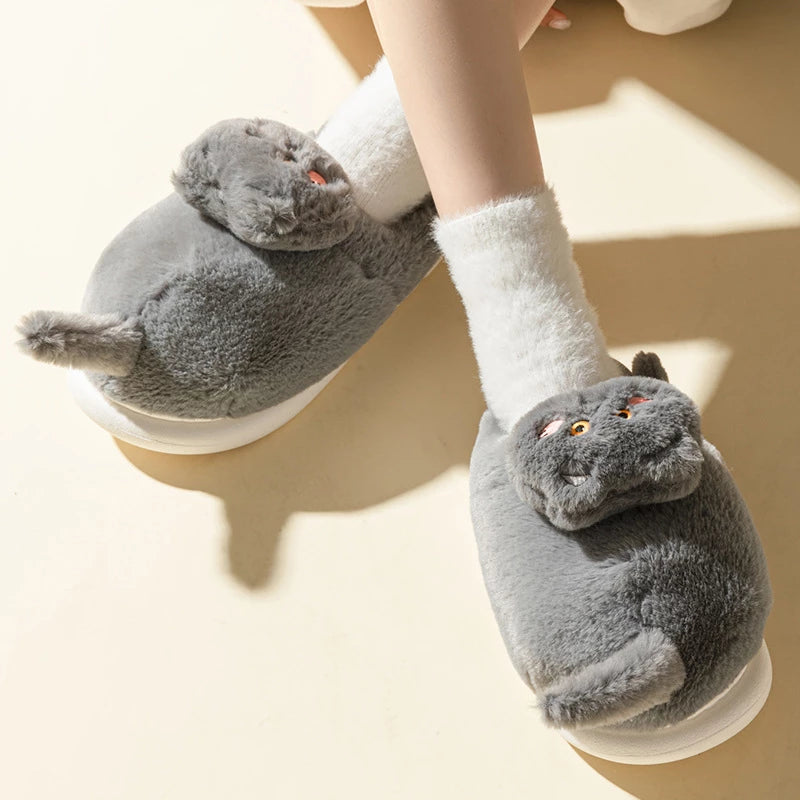 Cat Hug Slippers