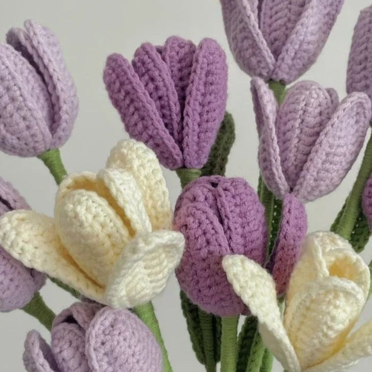 Tulip Crochet Bouquet