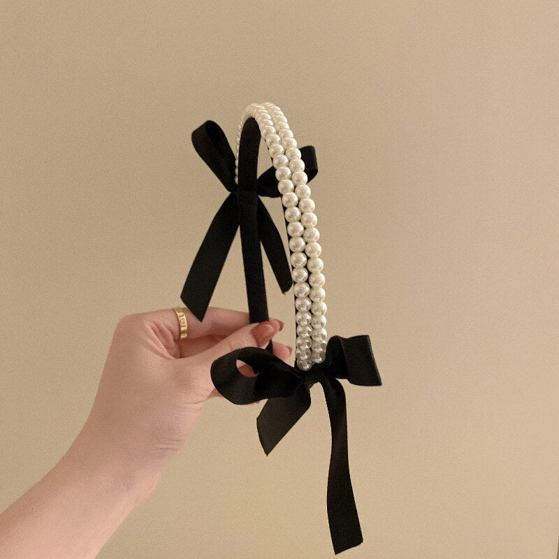 Pearl Bow Hairband