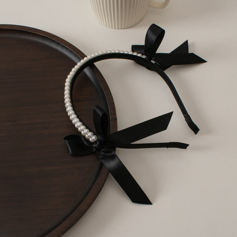 Pearl Bow Hairband