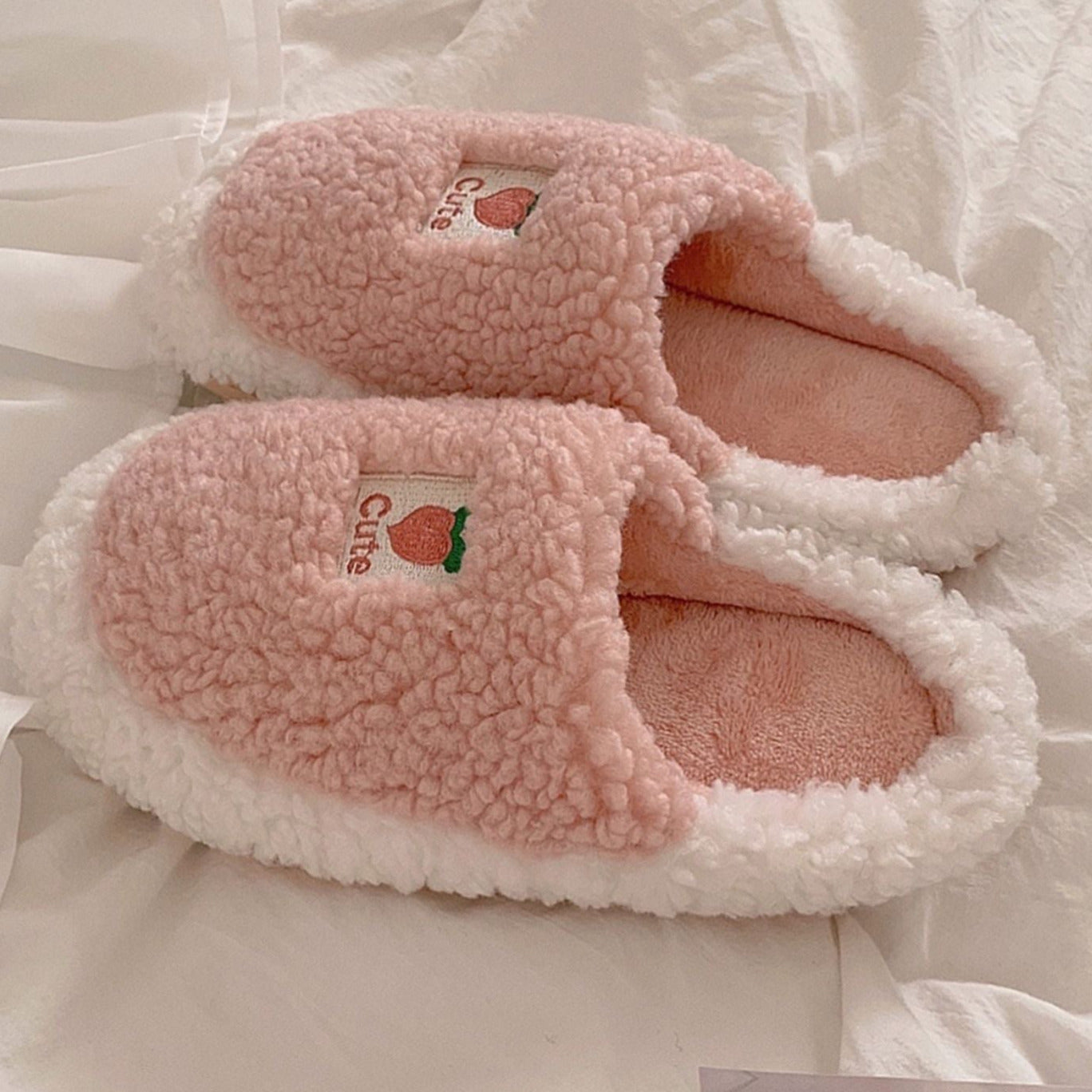 Fruit Plush Slippers