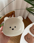 Kawaii Bear Bowl and Plate