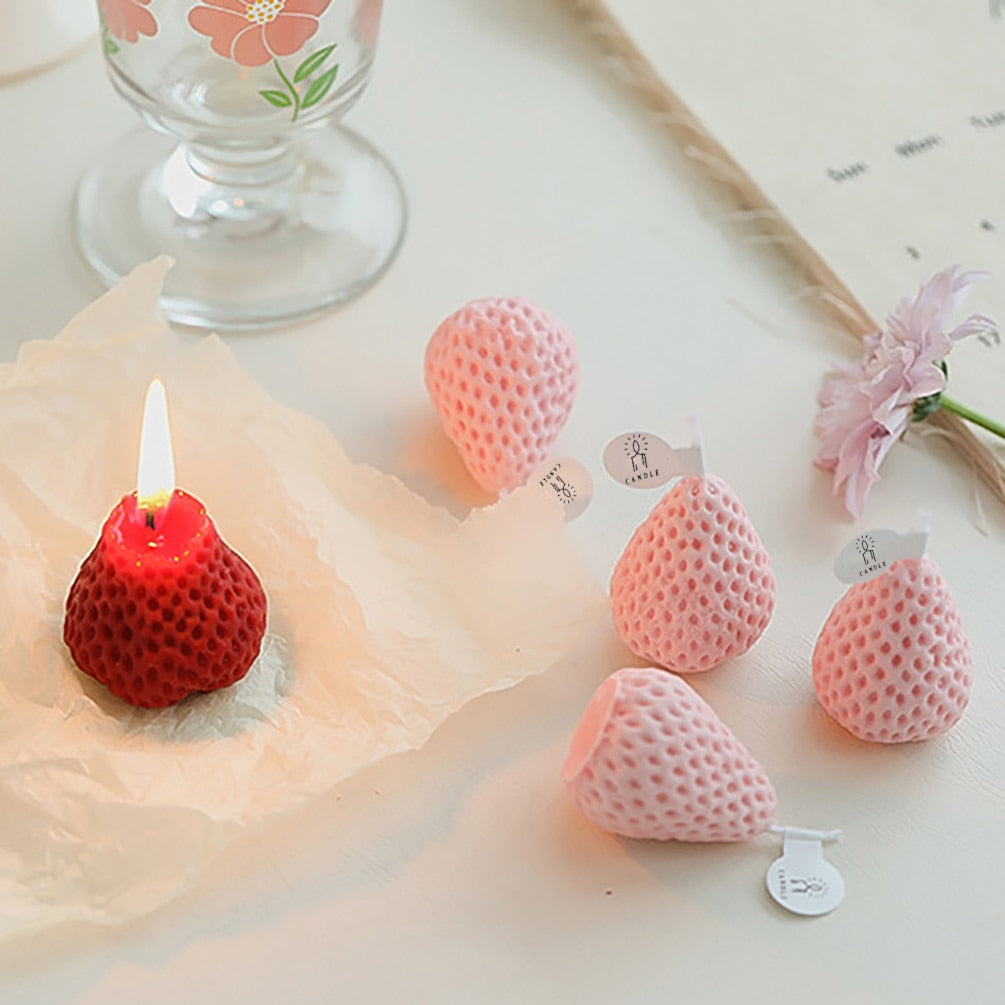 Strawberry Candles