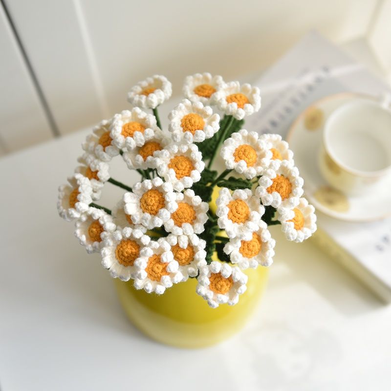 Handmade Crochet Daisies