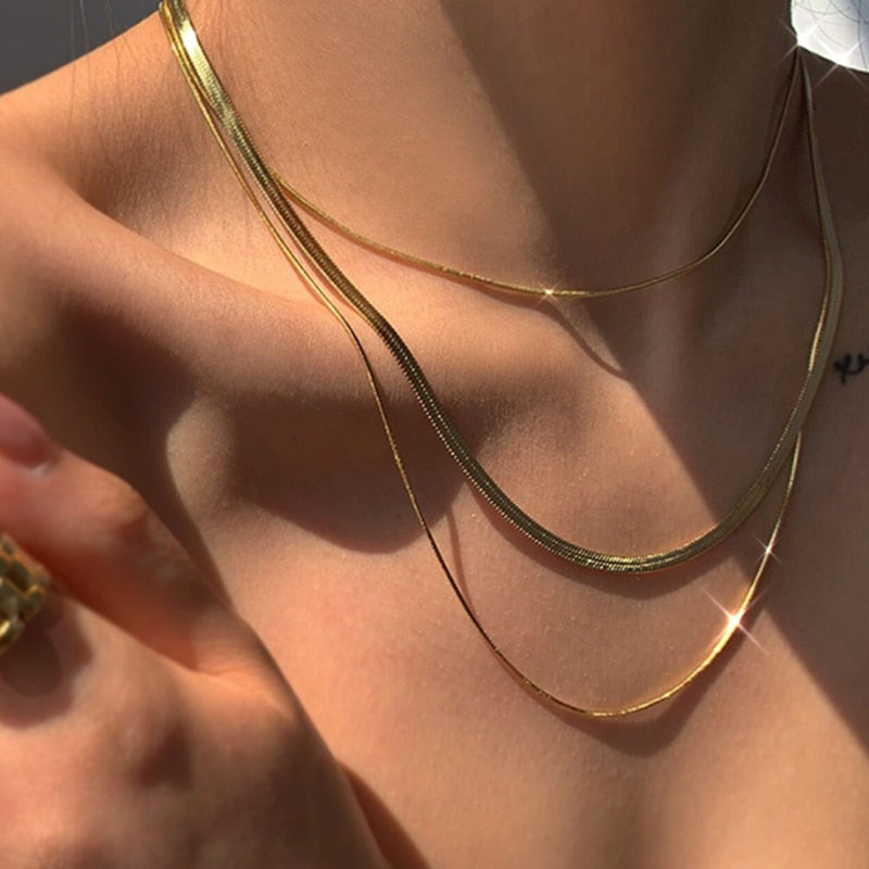 Snake Bone Necklace