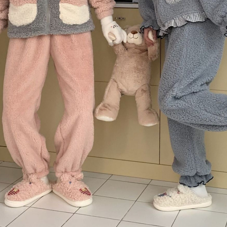 Cute Plush Bunny Slippers