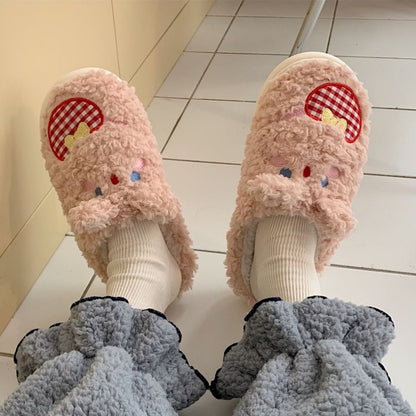 Cute Plush Bunny Slippers