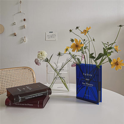 Acrylic Book Shape Vase