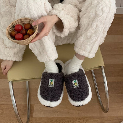 Fruit Plush Slippers