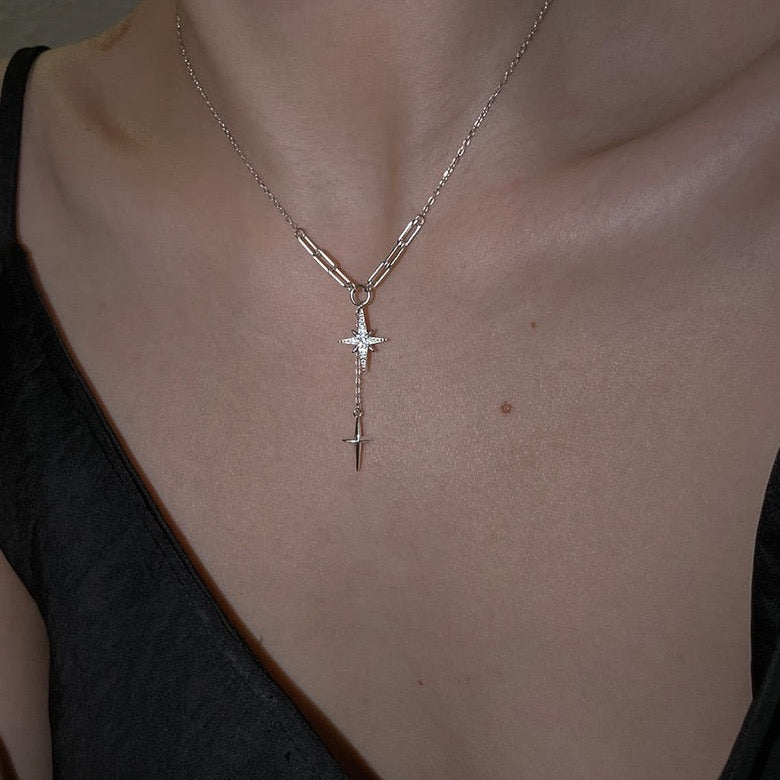 Four-Pointed Star Necklace