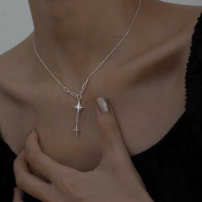 Four-Pointed Star Necklace