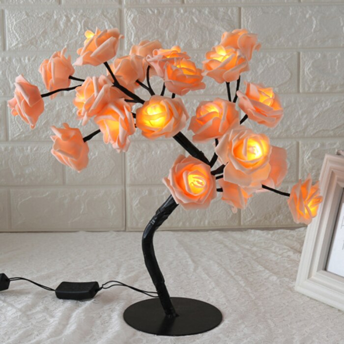 Rose Flower Tree Lamp