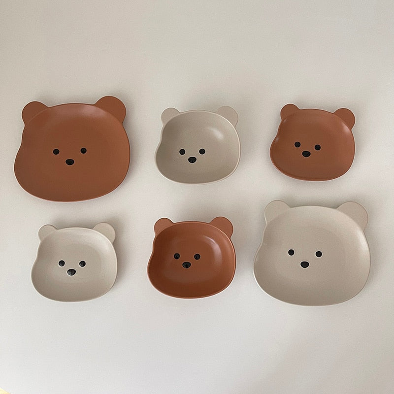 Bear Bowl and Plate