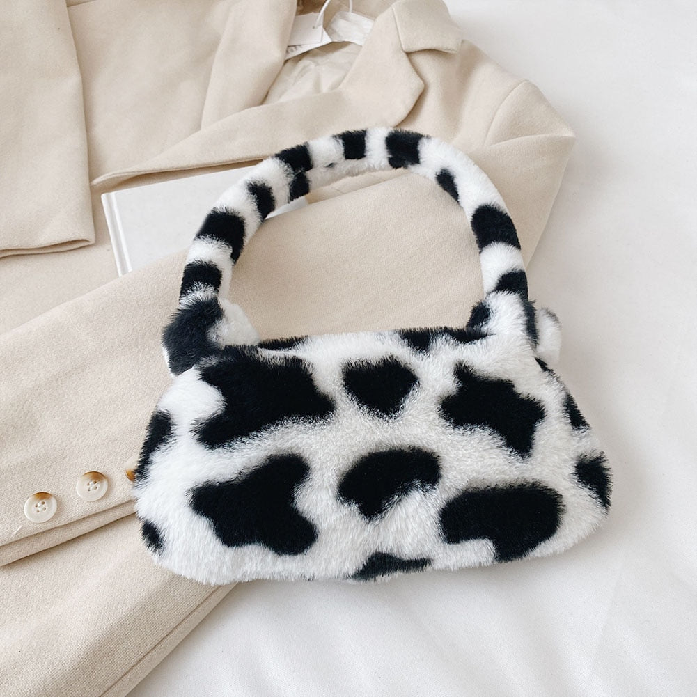 Mini Plush Shoulder Bags