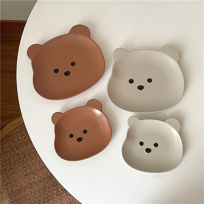 Bear Bowl and Plate