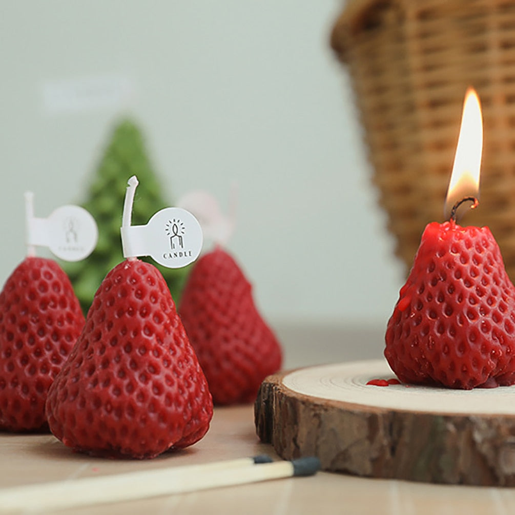 Strawberry Candles