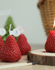 Strawberry Candles