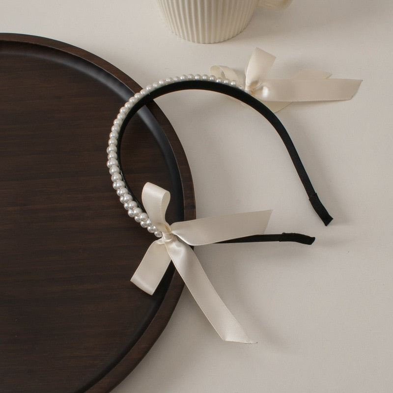 Pearl Bow Hairband