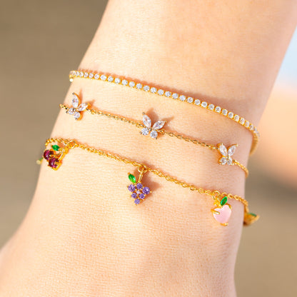Tropical Fruit Basket Bracelet