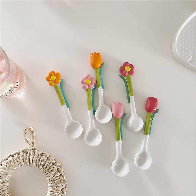 Flower Garden Stirring Spoon