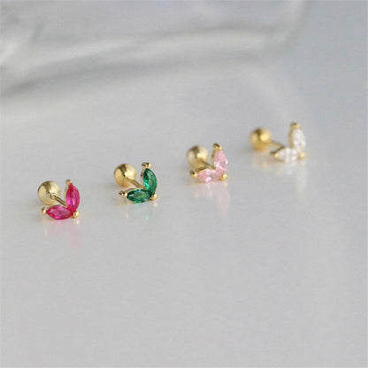 Dainty Butterfly Stud Earrings