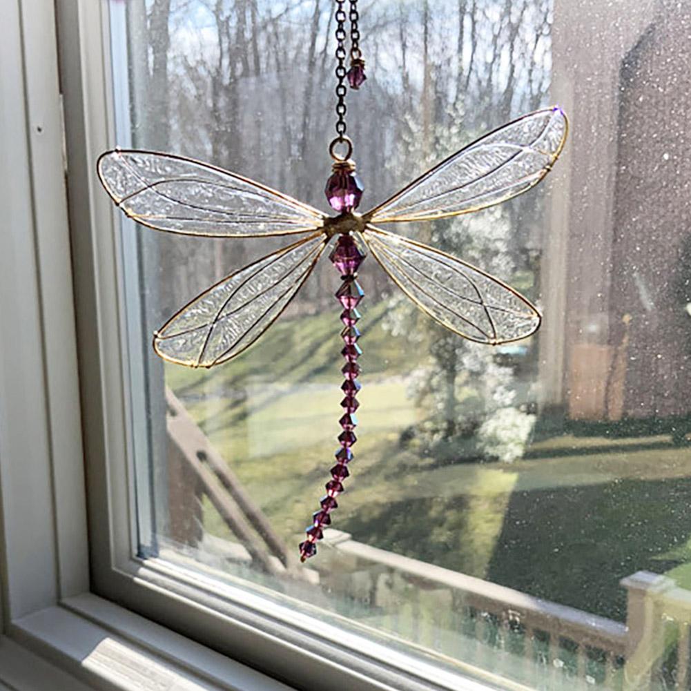 Dragonfly Crystal Suncatcher