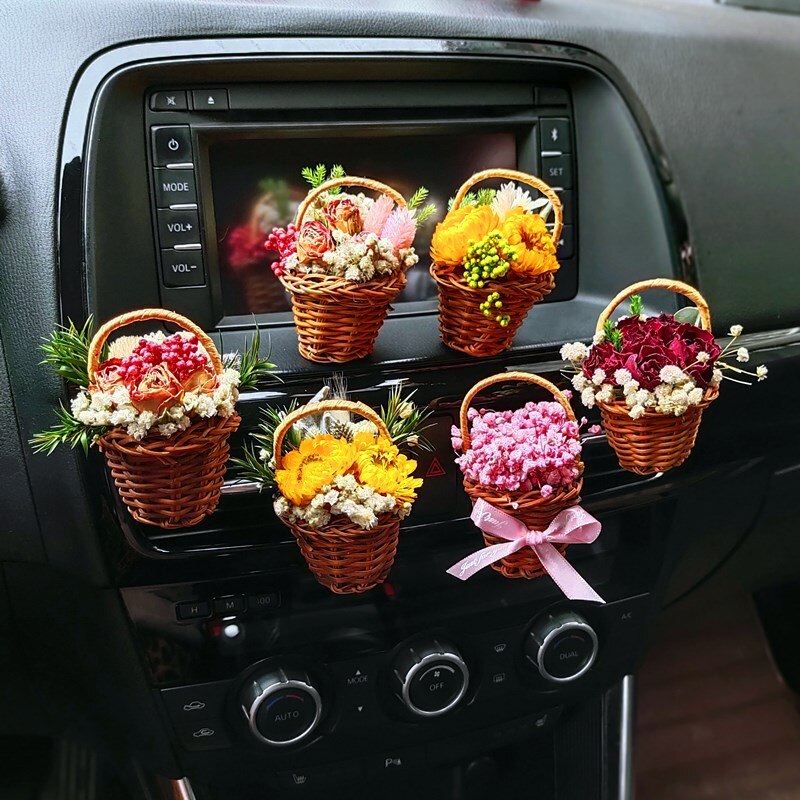 Flower Basket Car Fragrance Diffuser