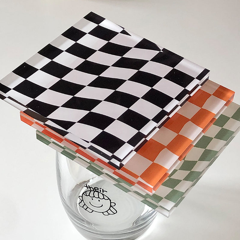 Checkerboard Cup Coaster