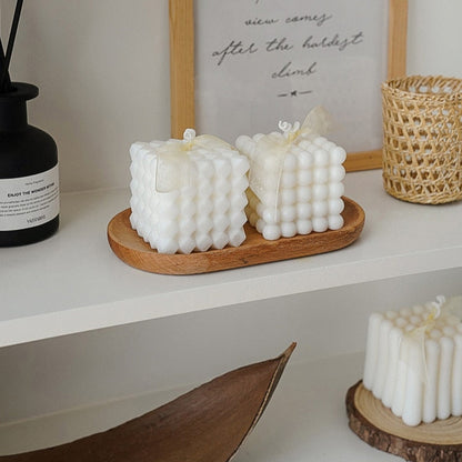 Geometric Cube Scented Candles