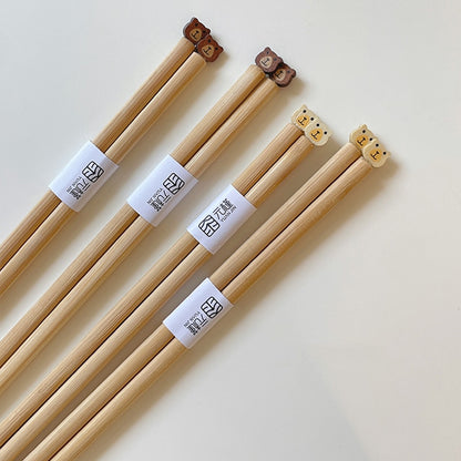 Bear &amp; Flower Chopsticks