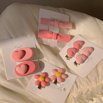 Cute Candy Pink Hairpins