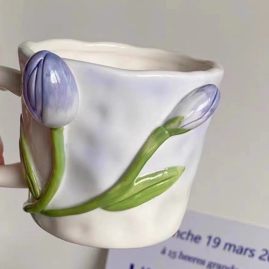 Floral Ceramic Mugs