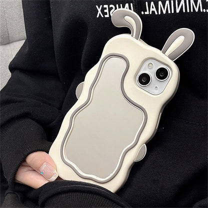 Mirror Bunny Ears Phone Case