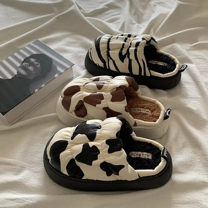 Animal Print Slippers