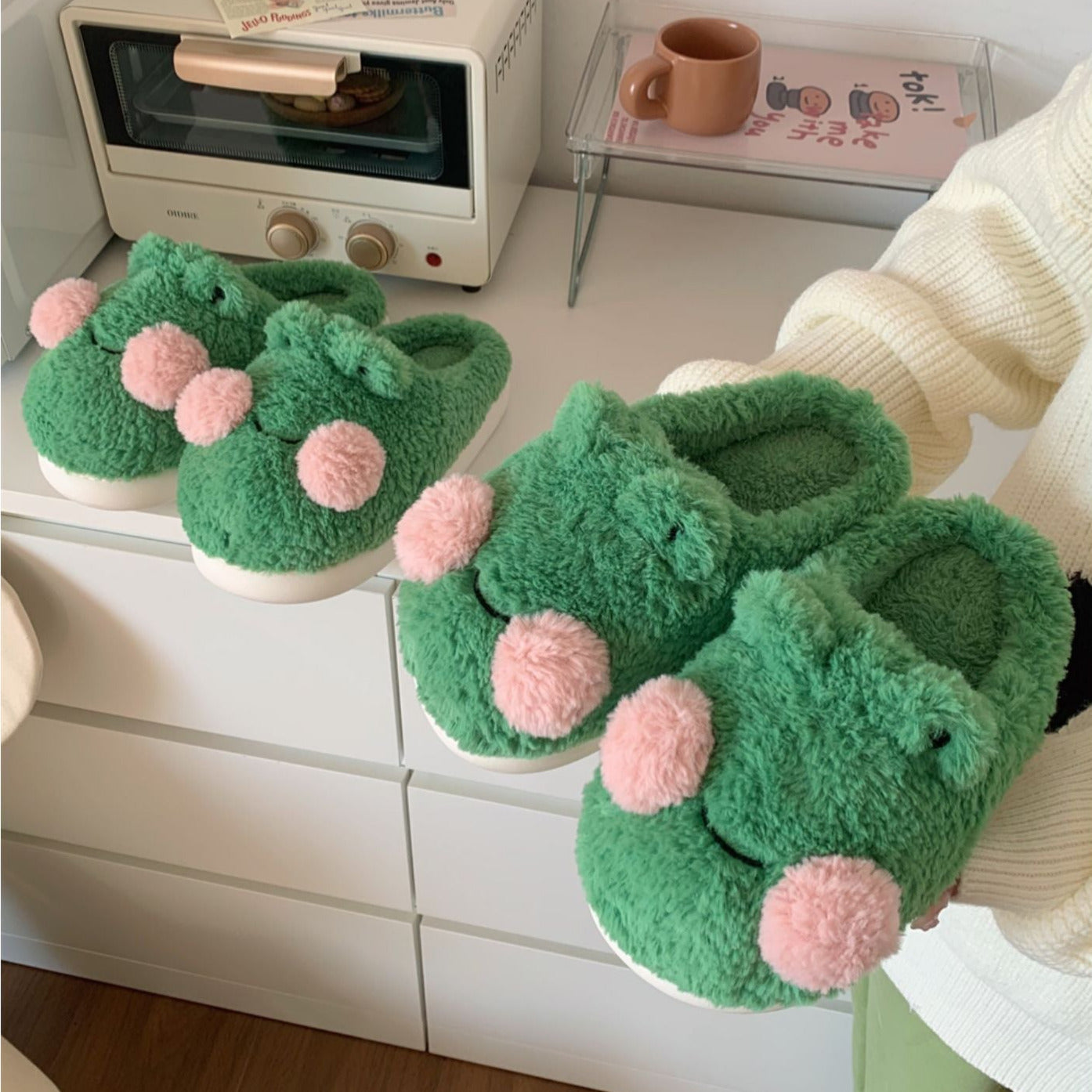 Cute Frog Slippers