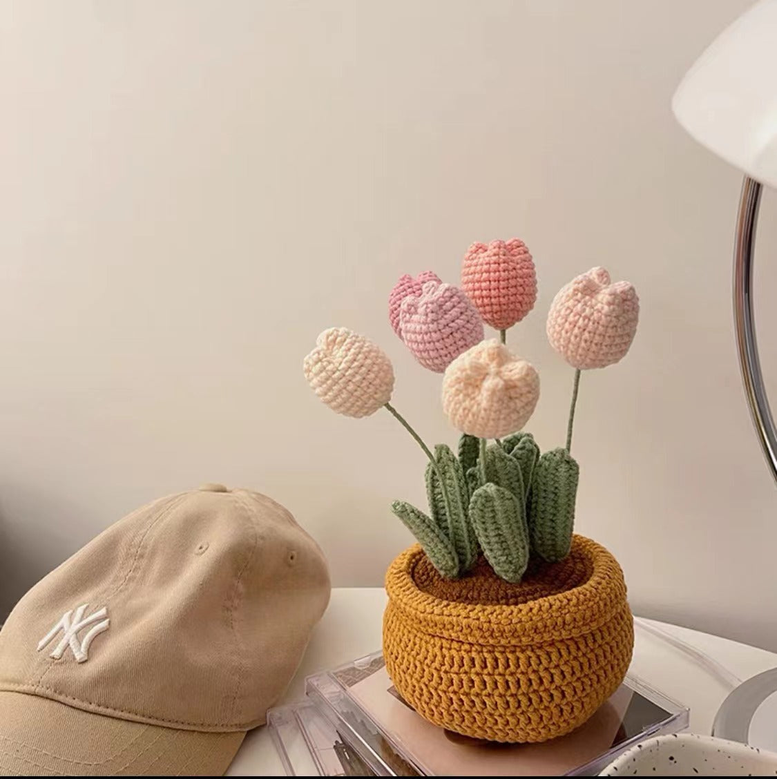 DIY Crochet Tulip Pot