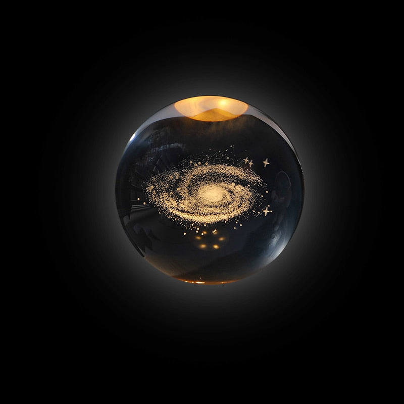 3D Laser Engraved Solar System Ball