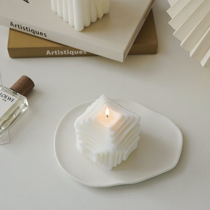 Geometric Cube Scented Candles