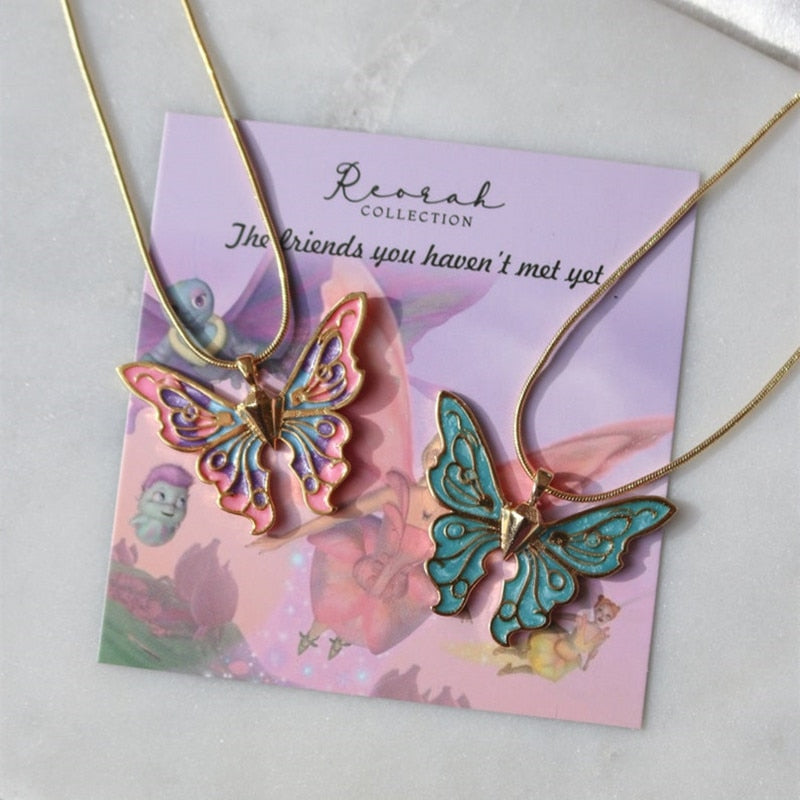 Butterfly Inspired Necklaces