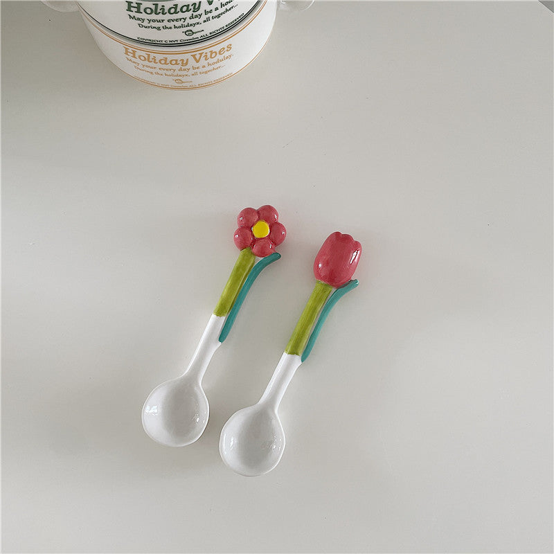 Flower Garden Stirring Spoon