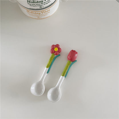 Flower Garden Stirring Spoon