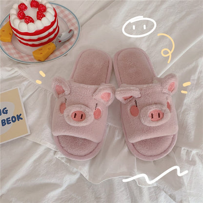 Piggy Plush Slippers